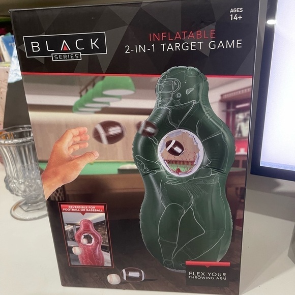 Target Game Inflatable 2 in 1 Black Series 58 inches high, baseball and football - Picture 7 of 8